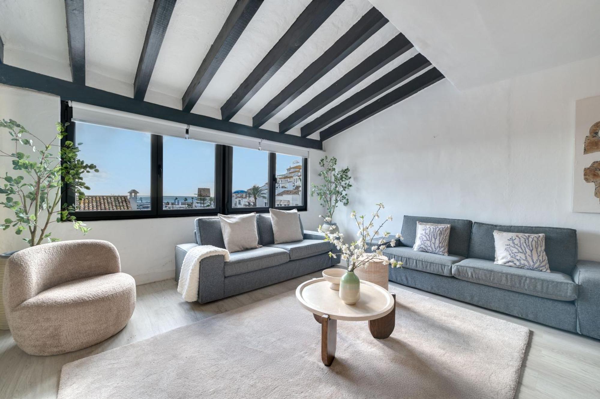 Vacation Marbella I Stylish 5Bdr Penthouse, Sea And Marina Viewアパートメント エクステリア 写真