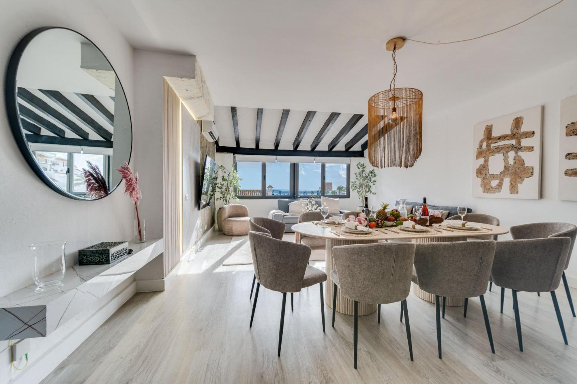 Vacation Marbella I Stylish 5Bdr Penthouse, Sea And Marina Viewアパートメント エクステリア 写真