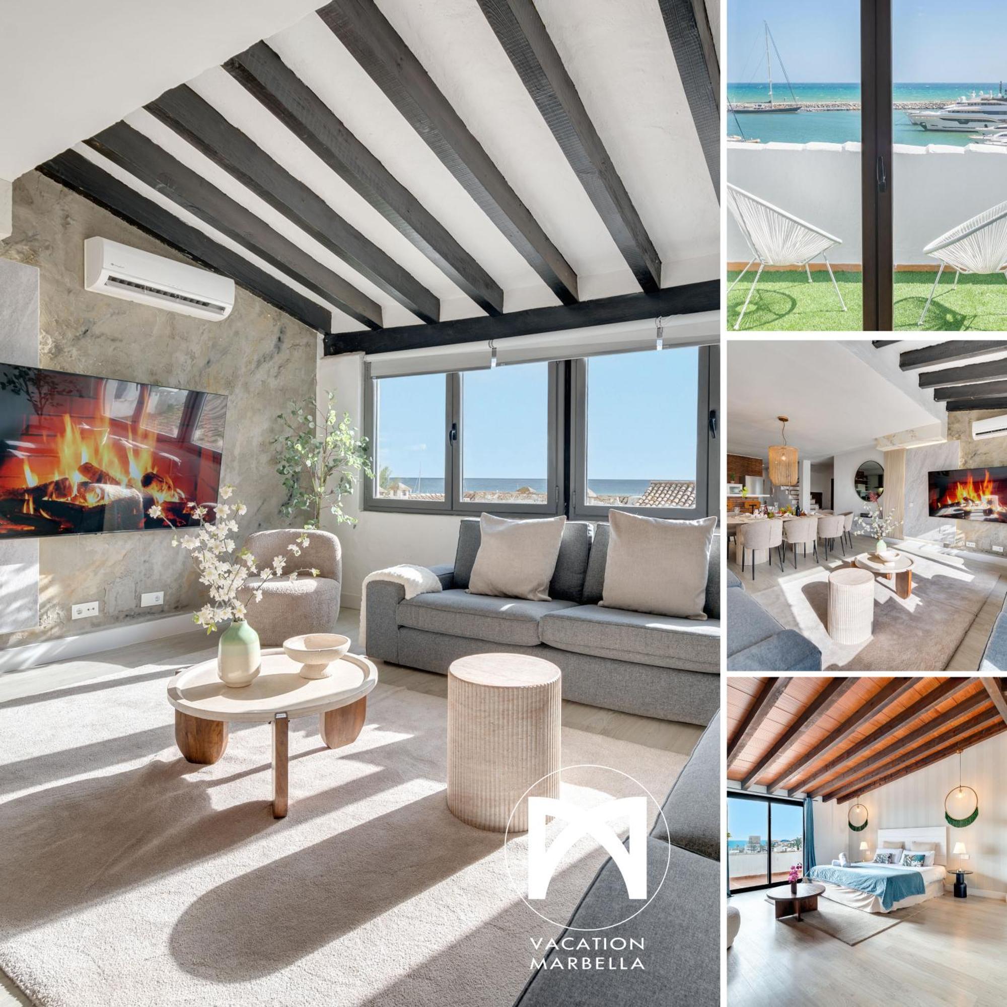Vacation Marbella I Stylish 5Bdr Penthouse, Sea And Marina Viewアパートメント エクステリア 写真